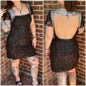 True vintage SCALA mini dress - prom / homecoming / Batman returns Selena Kyle